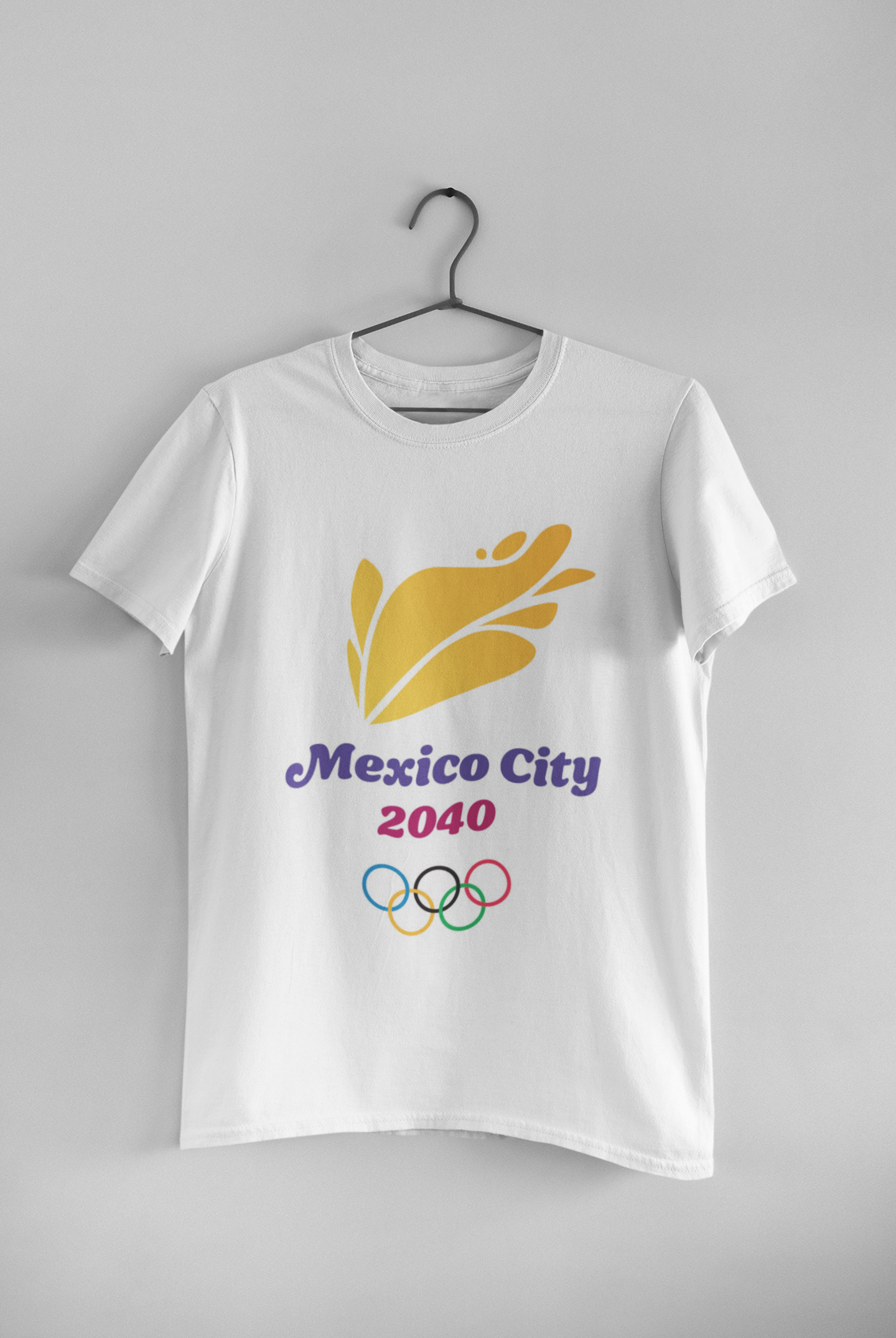 a t-shirt with a logo for a future Olympics